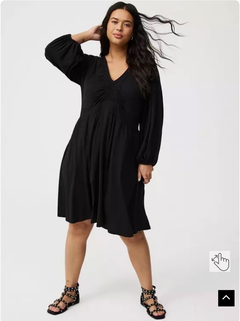 Torrid Deep V Mini Dress